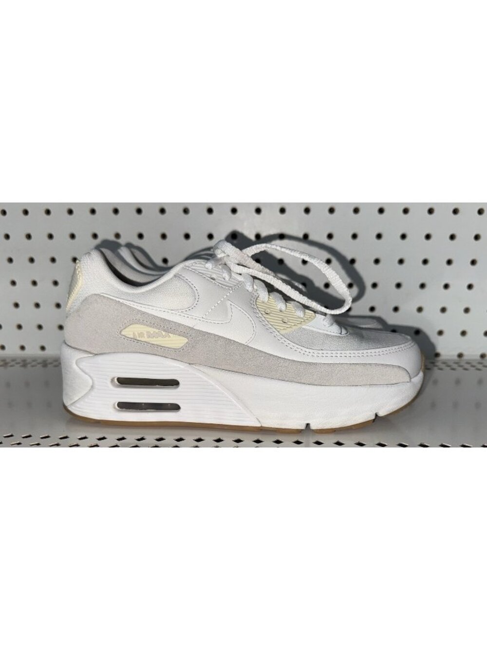 Nike Air Max 90 LV8 Sail Light Orewood Womens Athletic Shoes Sneakers Size 7.5